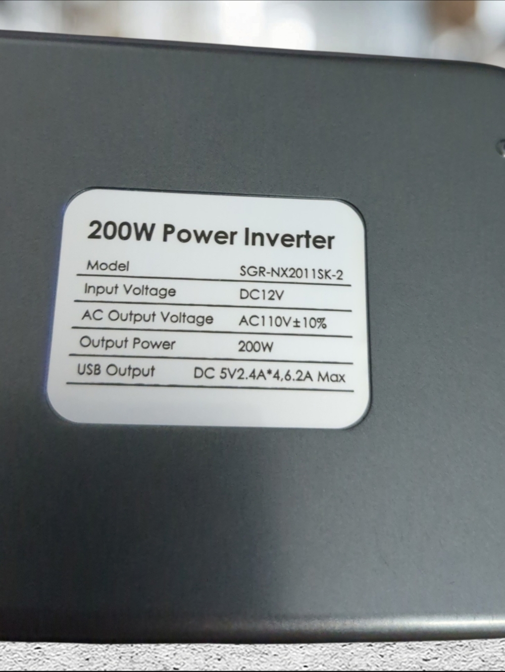 Foval Power Inverter 200W - Picture 3 of 12